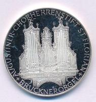 Ausztria DN "Szent Flórián Apátság" kétoldalas jelzett Ag emlékérem kapszulában. Szign.:FM (11,20g/0.925/30mm) T:PP, enyhe ködösödés Austria ND "Augustiner-Chorherrenstift St. Florian" two-sided hallmarked Ag commemorative medallion in capsule. Sign.:FM (11,20g/0.925/30mm) C:PP, slightly hazy