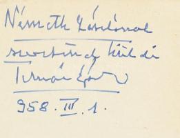 Tolnai, Gábor: Federico García Lorca (1898-1936.) A szerző, Tolnai Gábor (1910-1990) irodalomtörténé...