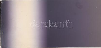 Hencze Tamás (1938-2018): Sárga monoton (cím nélkül), 1977. Ofszet festék, karton, jelzett a hátolda...