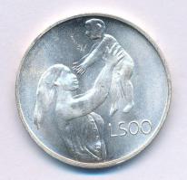 San Marino 1972. 500L Ag T:AU San Marino 1972. 500 Lire Ag C:AU Krause KM#21