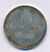 Ausztria 1996. "25 éves érdemi együttműködés - Fischer" kétoldalas jelzett Ag emlékérem kapszulában, hátoldalán névre szóló gravírozással (19,6g/0.925/35mm) T:AU, patina Austria 1996. "25 Jahre Verdienstvolle Mitarbeit - Fischer" two-sided hallmarked Ag commemorative medallion in capsule, with engraving on the reverse (19,6g/0.925/35mm) C:AU, patina