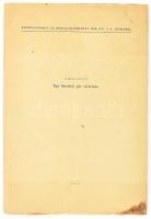 Basch Lóránt: Egy literáris pör története. A szerző, Basch Lóránt (1885-1966) ügyvéd, irodalomtörténész, író által, az író Németh László (1901-1975) részére DEDIKÁLT példány. Különlenyomat az Irodalomtörténet 1959. évi 3-4. számából. Bp., 1959, Akadémiai-ny., 408-434 p. Kiadói papírkötés, foltos.