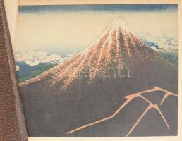 Hokusai - Masters of the colour print. London 1930. The Studio Ltd. Hokusai fametszet reprodukciók á...