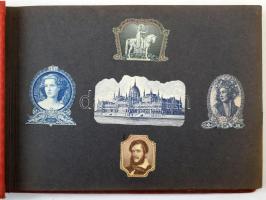 1930-1946. 46db-os (23xklf) Pengő és inflációs Pengő bankjegytétel albumba ragasztva, további Pengő ...