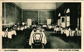 Zamárdi, Balatonzamárdi; Park szálloda éttermei, belső (non PC) (EB)