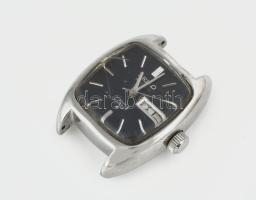 Seiko automata női karóra, 21 köves, szíj nélkül, sérült üveggel, működik, 3x2,5 cm