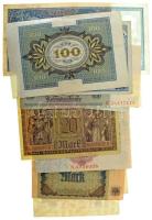 Német Birodalom 1908-1933. 12db-os bankjegytétel T:XF-F közte szép papír
German Empire 1908-1933. 1...