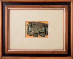 Xantus Gyula (1919-1993): Halászok. Akril, farost. Jelezve balra lent, hátoldalán autográf feliratta...