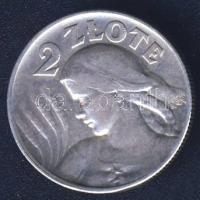 Lengyelország 1925. 2Zl Ag (London) T:2/2-