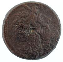 Ptolemaida Egyiptom Kr.e. ~III. század AE20 bronz (8,40g) T:VF,F Ptolemaic Egypt ~3rd Century BC AE20 bronze "PTOLEMAIOU BASILEWS" (8,40g) C:VF,F