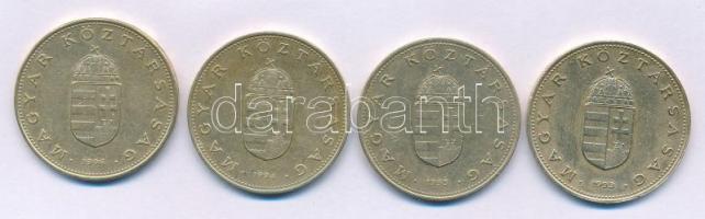 1993-1996. 100Ft Cu-Ni-Zn (4xklf) T:VF Adamo F12