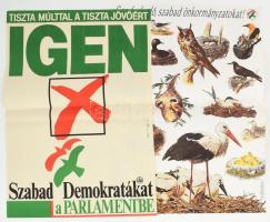 1990 2 db SZDSZ-es plakát 40x55 cm