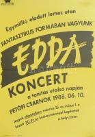 4 plakát Karate VB, Takarékossági világnap, Edda koncert, Tavaszi fesztivál, klf nagy méret, jó álla...