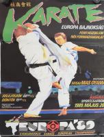 4 plakát Karate VB, Takarékossági világnap, Edda koncert, Tavaszi fesztivál, klf nagy méret, jó álla...