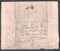 1728. nov. 21. Felsőardó (Csornotisziv / Chornotysiv, Ukrajna),
Ilosvay György levele öccsének, Ilo...