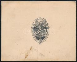 1907 A Metternich borászat reklám kártyája. Hajtásnyommal / 1907 Advertising card for the Metternich...