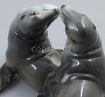 Rosenthal fókapár. Jelzett, kis kopással, m: 8 cm