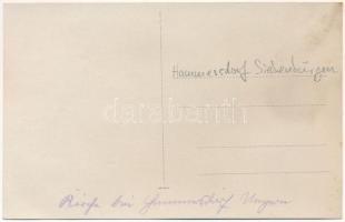 Szenterzsébet, Hammersdorf, Gusterita (Nagyszeben, Sibiu); az első világháború során megsérült templ...