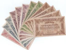 1946. 10.000AP-1.000.000AP (12x) T:F,VG