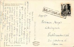 1944 Balatonalmádi, Horthy Miklós kilátó. Dr. Székely György felvétele (EB)