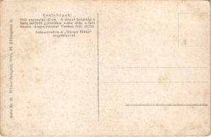 Csataképek. 1914. augusztus 21-én. A német lovasság a Metz melletti győzelmes csata után a futó fran...
