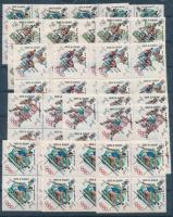 1968 A mexikói olimpia aranyérmesei 12 db sor + másodpéldányok, összesen 126 db bélyeg Mi 285-293