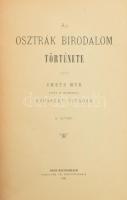 Smets, [Moritz] Mór: Az osztrák birodalom története. - - után ford.: Répászky Tivadar. I-III. köt. T...