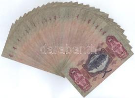 1930. 100P (30x) mind különféle sorozatszámmal "E 093 - E 917" között T:F,VG
Adamo P17