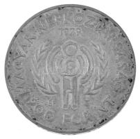 1979. 200Ft Ag "Nemzetközi gyermekév" eredeti műbőr tokban T:BU patina 
Adamo EM57