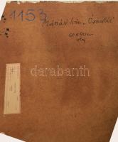 Máriási Masznyik Iván (1928-1997): Áramlás, 1977-78 körül. Olaj, farost, jelezve balra lent, hátolda...