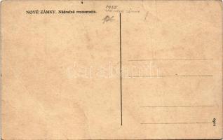 1925 Érsekújvár, Nové Zámky; Nádrazná restauracia / vasútállomás étterem, belső / railway station re...