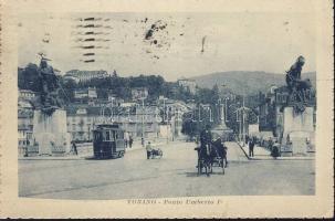 Torino, Turin; Ponto Umberto I / bridge, tram