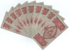 1932. 50P (10x) mind különféle sorozatszámmal "D 033 - D 262" között T:F
Adamo P14