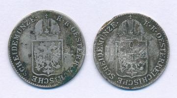 Ausztria 1848A 6kr Ag + 1849A 6kr Ag T:F, peremhiba
Austria 1848A 6 Kreuzer Ag + 1849A 6 Kreuzer Ag...