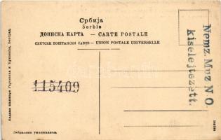 Etat-major de la division du Timok, IIe appel partant de Djevdjéha pour Doiran / első világháborús k...