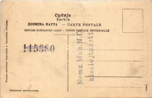 Branislav L. Lontkijevic, lovassági alezredes, hadparancsnok, dandár / WWI Serbian military, cavalry...