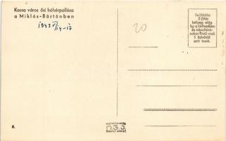 1943 Kassa, Kosice; A város ősi hóhérpallósa a Miklós Börtönben / antique executioner's weapon ...