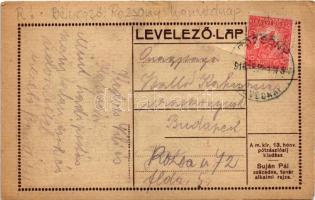 1918 Pozsony, Pressburg, Bratislava; Honvédnap a pozsonyi Duna parton a M. kir. 13. honvéd pótzászló...