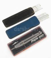 2 darab logarléc + körző