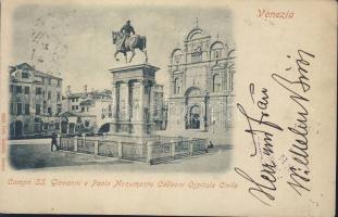 Venice Campo Santi Giovanni e Paolo with Colleoni statue (EK)