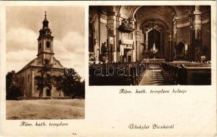 1937 Bicske, Római katolikus templom, belső (fl)