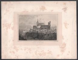 Ludwig Rohbock (1820-1883)-J. Richter: Sepsi Sz. György (Sepsiszentgyörgy, Erdély), acélmetszet, papír, jelzett a metszeten, foltos, 11,5x17 cm