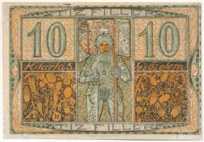 1918. Sopron 1918. május 1. 10f utalvány T:restaurált Adamo SOP-4.1