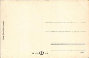 1916 Borostyánkő, Bernstein; Schloss / vár. Máger József kiadása / castle (EK)