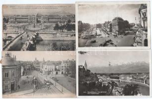 20 db RÉGI francia város képeslap / 20 pre-1945 French town-view postcards