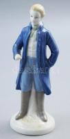 Lippelsdorf férfi figura, jelzett, m: 16,5 cm