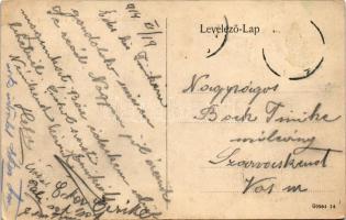 1914 Fraknó, Forchtenstein; Schloss / kastély, vár / castle (EK)