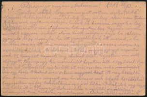 1917 Tábori posta levelezőlap kórházból küldve / Field postcard "K.u.k. Zensurstelle Lemberg Hp...