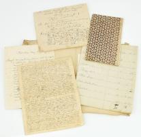 cc 1700-1800 Vegyes kézirat tétel: érdekes okmányok, összeírások, szerződések, megkezdett füzet, stb.