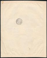 1935 Ajánlott levélen Pázmány Péter sor alkalmi bélyegzéssel, levélzáróval / Mi 522-527 on registere...